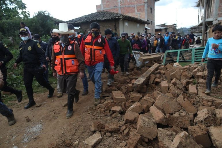 Sismo en Perú: un muerto, 12 heridos y 2.400 damnificados