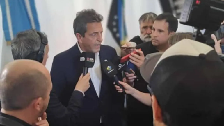 Si gana la elección, Sergio Massa prometió terminar la Ruta 22