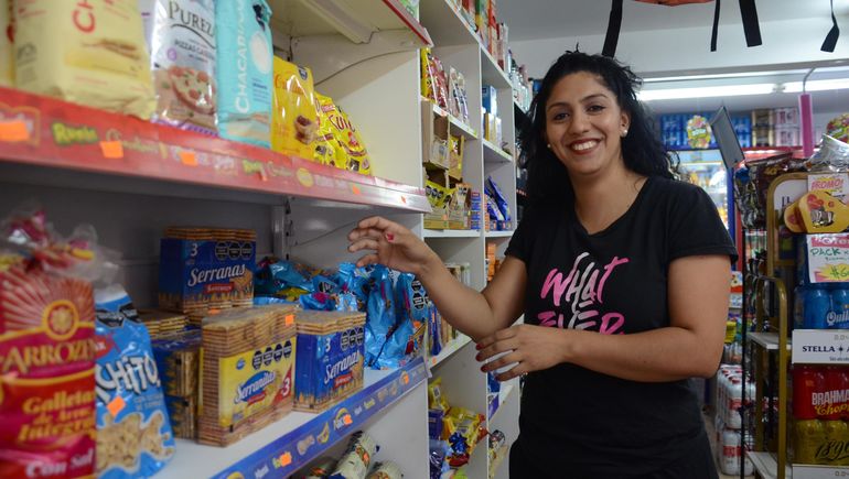 Mary, feliz con el nuevo emprendimiento. Mary, feliz con el nuevo emprendimiento.