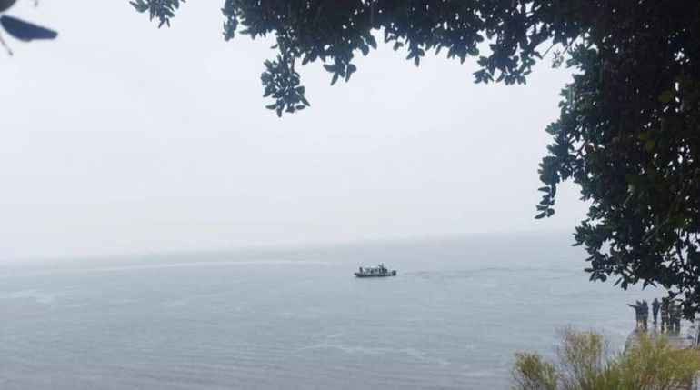 El lugar donde cayó el helicóptero de Sebastián Piñera. El lugar donde cayó el helicóptero de Sebastián Piñera.