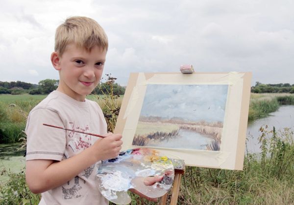 Un “mini Monet” de  solo 11 años sorprende al mundo del arte