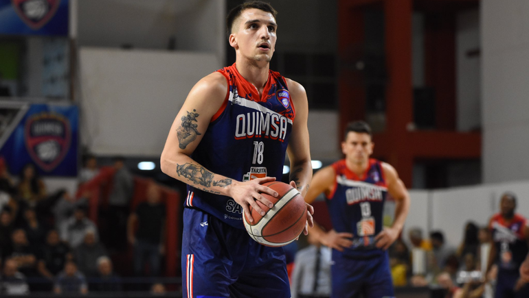 Agustín Pérez Tapia es campeón de la Liga Nacional con Quimsa de Santiago del Estero.&nbsp;