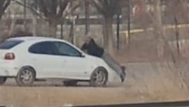 Tensión en el corte de ruta 7: atropellan a un manifestante