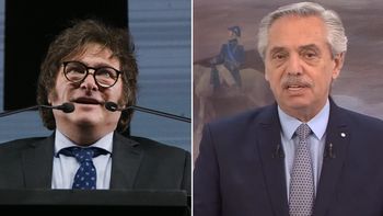 Javier Milei recibió una denuncia penal por parte de Alberto Fernández. Javier Milei recibió una denuncia penal por parte de Alberto Fernández.