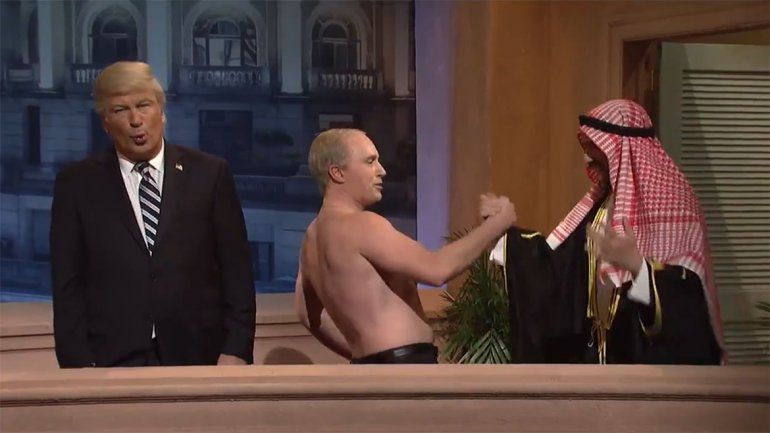 La desopilante parodia de Trump y Putin en el G20 de Buenos Aires