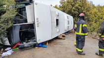 Destacaron la maniobra del chofer para evitar un impacto mayor en el accidente de Villa Traful.
