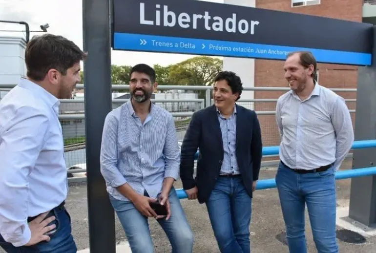 Sebastián Giorgetti (derecha), nuevo presidente de una de las empresas de Trenes Argentinos. Sebastián Giorgetti (derecha), nuevo presidente de una de las empresas de Trenes Argentinos.