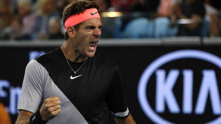 Delpo volvió luego de cuatro años a Australia y ganó con solvencia.