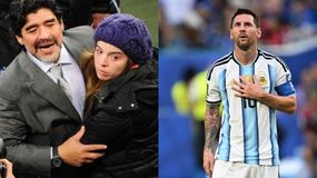 Una de las hijas de Diego Maradona explotó sobre una fake news donde ninguneaba a Messi: qué dijo