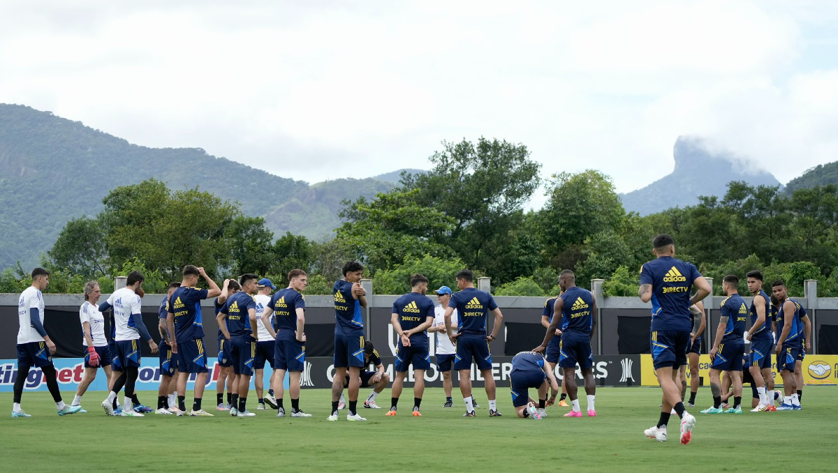 Boca entrenó en Brasil por primera vez desde su llegada el miércoles por la noche.&nbsp;