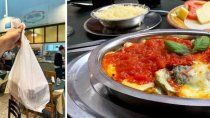 Las viandas de lo que quedo en los platos, la polémica de la semana