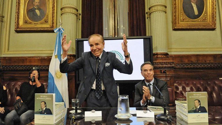 Menem postuló a Pichetto como candidato a presidente