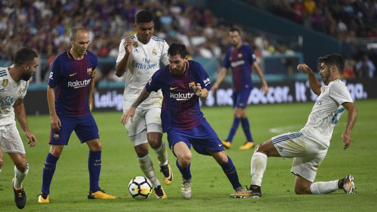 Barcelona y Real Madrid se miden por la final de la Supercopa