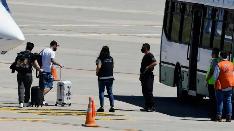 Messi llegó a Rosario para celebrar la Navidad en familia