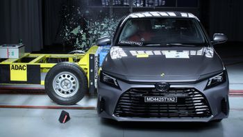 Prueba de choque del Toyota Yaris . Prueba de choque del Toyota Yaris .