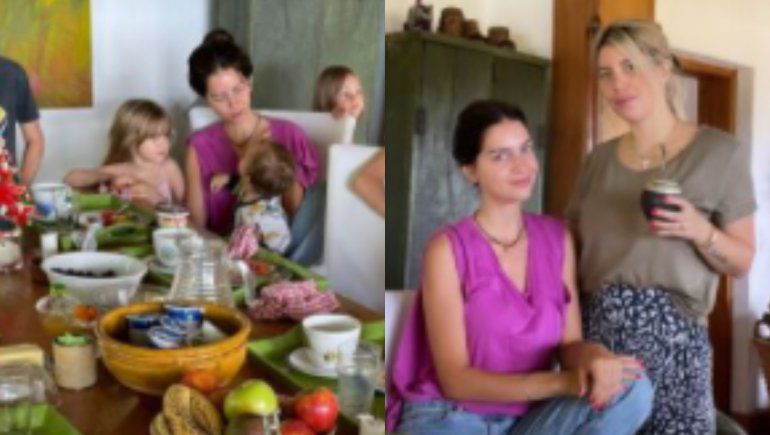 Wanda Nara disfruta de las fiestas en la Argentina