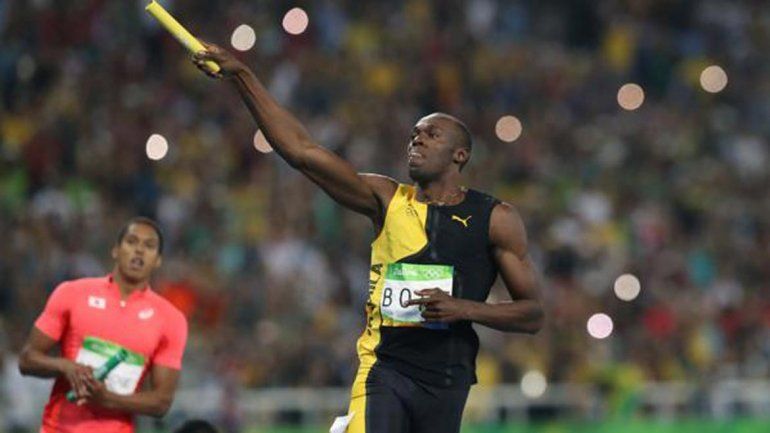 El hombre más rápido del mundo se llevó otra vez el oro en la posta 4 x 100.