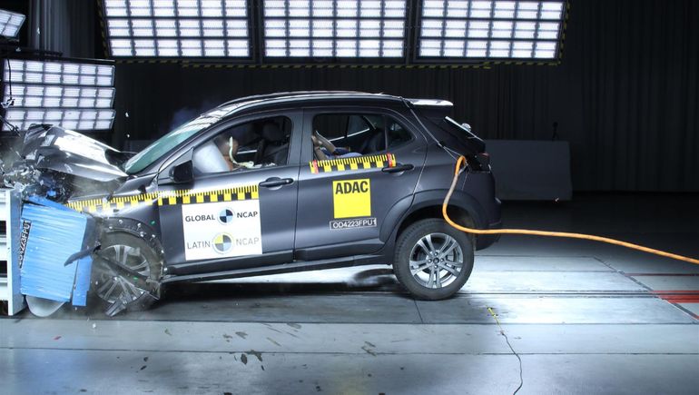 Así fue la prueba de Latin NCAP para el Fiat Pulse. Así fue la prueba de Latin NCAP para el Fiat Pulse.