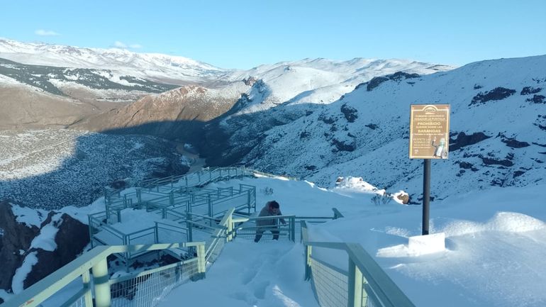 El corredor del mirador en La Puntilla. Se quiere fortalecer el turismo astronómico.