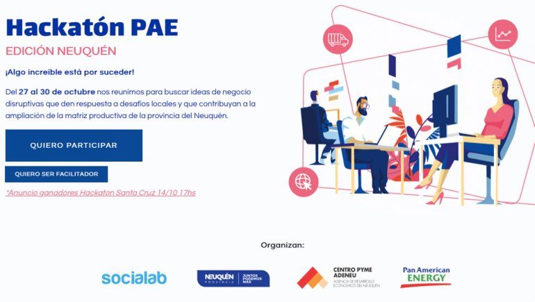 PAE realiza una hackatón virtual en la provincia del Neuquén