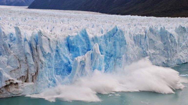 La ruptura del Perito Moreno provocó  un tsunami que inundó El Calafate