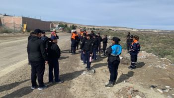 El operativo de las fuerzas de seguridad de Chubut en Puerto Madryn, en busca de Eva García, de 80 años. El operativo de las fuerzas de seguridad de Chubut en Puerto Madryn, en busca de Eva García, de 80 años.