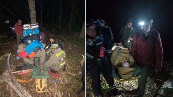 Ñorquinco: rescataron a una familia perdida en la montaña