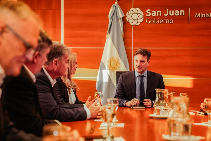 Una comitiva de la empresa minera australiana Challenger Gold visitó la provincia de San Juan. Foto: gobierno de San Juan
