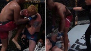 UFC: polémica en una pelea y acción. UFC: polémica en una pelea y acción.