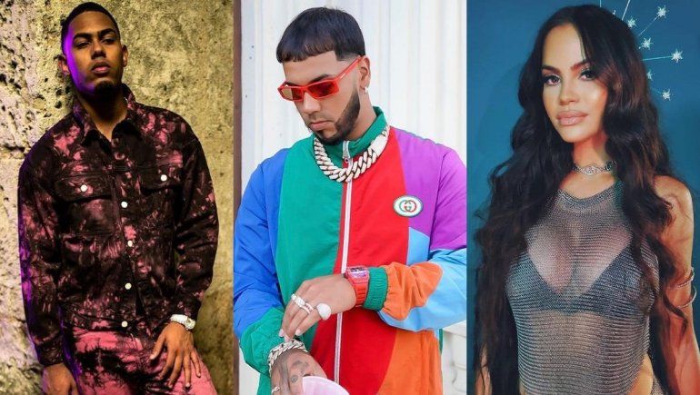 Myke Towers, Anuel AA y Natti Nat.