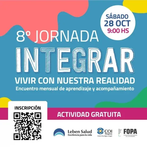 “Para encontrarnos y acompañarnos”: llega a Roca una nueva Jornada Integrar
