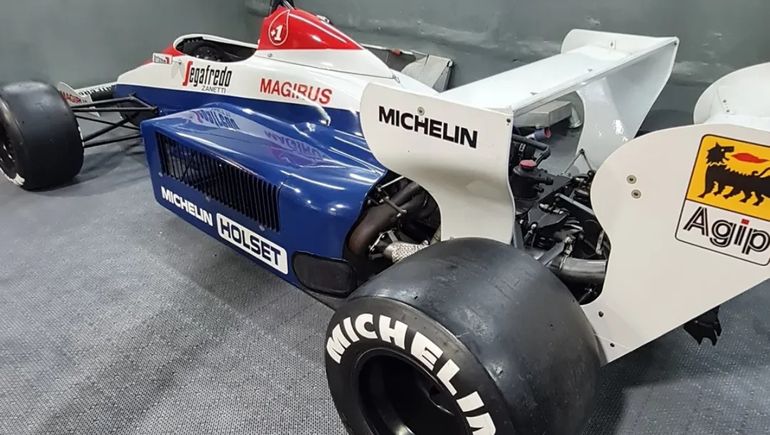 El increíble Toleman Hart de Ayrton Senna. Foto: Instagram @damonrelator.