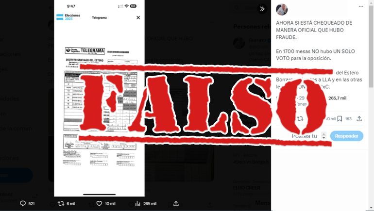 Las denuncias de fraude sobre las mesas con 0 votos