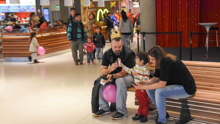 Los shoppings y los patios de comida