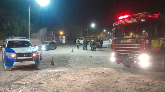 Centenario: conductor chocó a un motociclista y se dio a la fuga