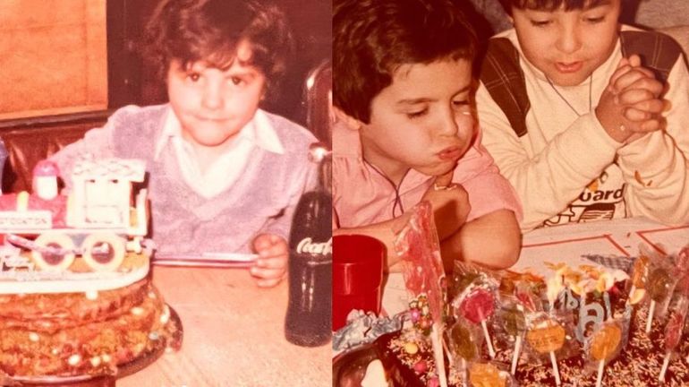 Ángel de Brito posteó fotos de los cumpleaños de su niñez. Ángel de Brito posteó fotos de los cumpleaños de su niñez.
