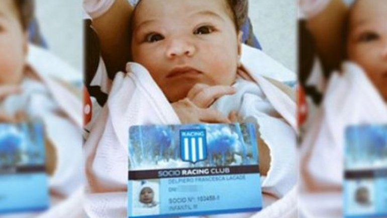 El padre tuiteó la foto de Francesca