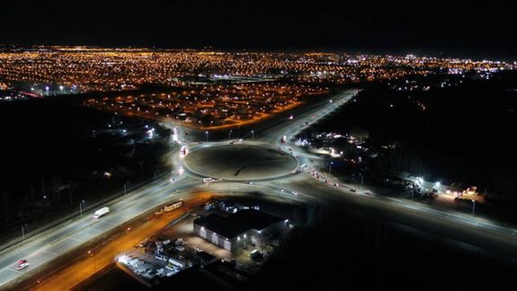 La flamante iluminación con luces led generará un ahorro importante, se indicó.