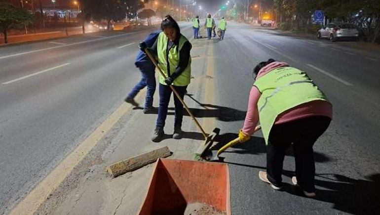 Se realizará una limpieza en Avenida Mosconi: ¿a qué hora empezará?