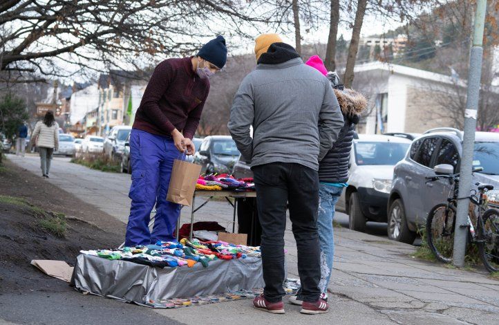 Turistas en San Martín.