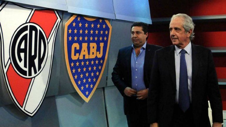 Angelici y DOnofrio coincidieron en jugar sin visitantes