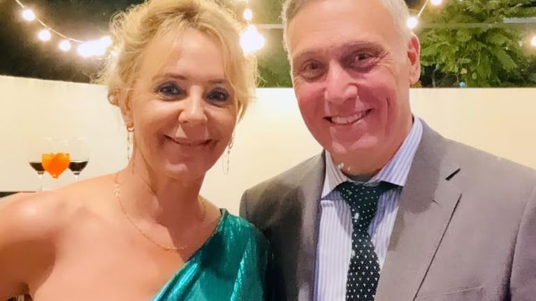 Evelyn Von Brocke y Juan Viaggio