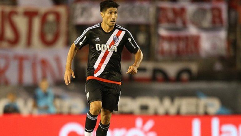 Luciano Lollo cuando pertenecía al River.