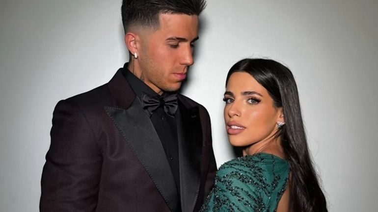 Enzo Fernández y Valentina Cervantes Enzo Fernández y Valentina Cervantes