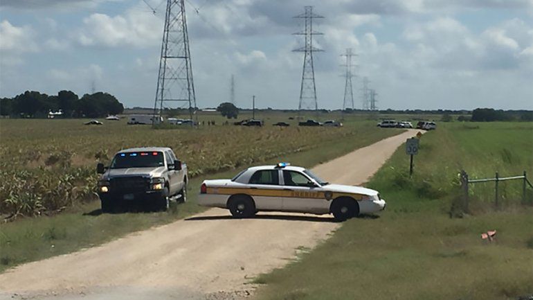 Algunos testigos filmaron cuando el globo se prendía fuego en el aire.