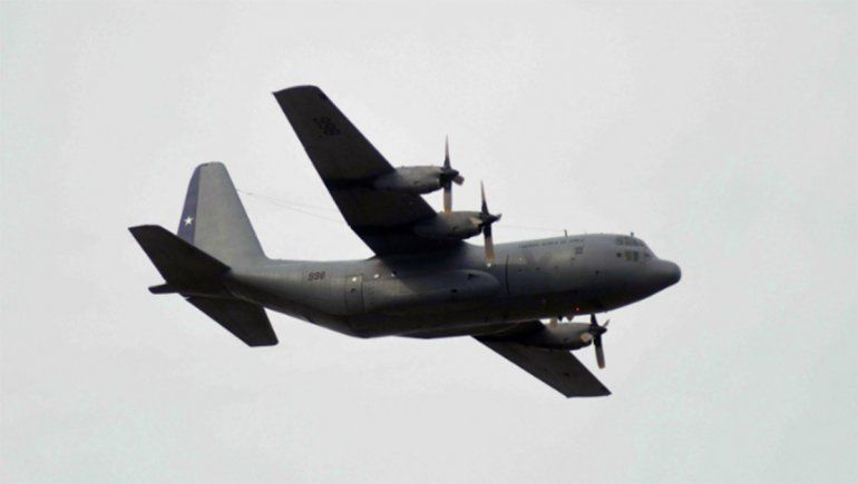 Chile confirmó el hallazgo de restos que podrían ser del Hércules C-130