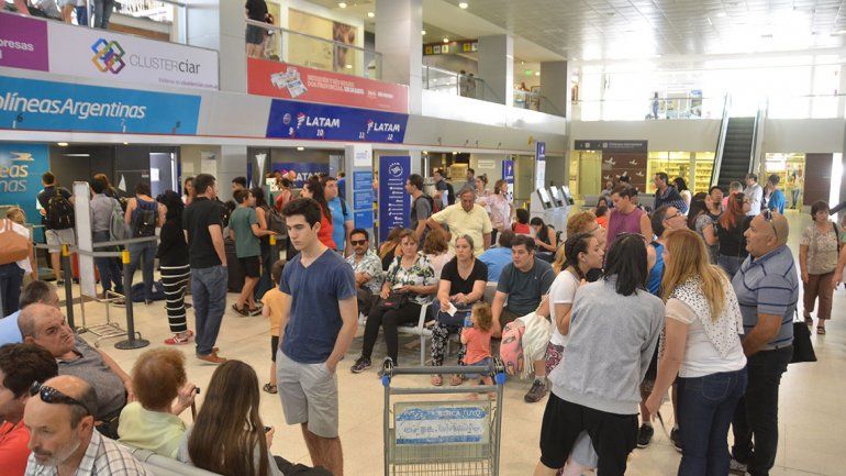 Crece sin techo la actividad del aeropuerto Perón