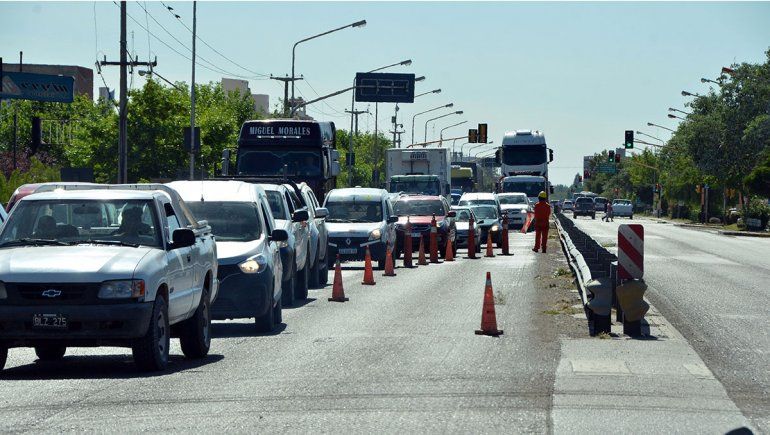 Por tareas de repavimientación está cortada la Ruta 22 y Olascoaga: las obras seguirán en los próximos días