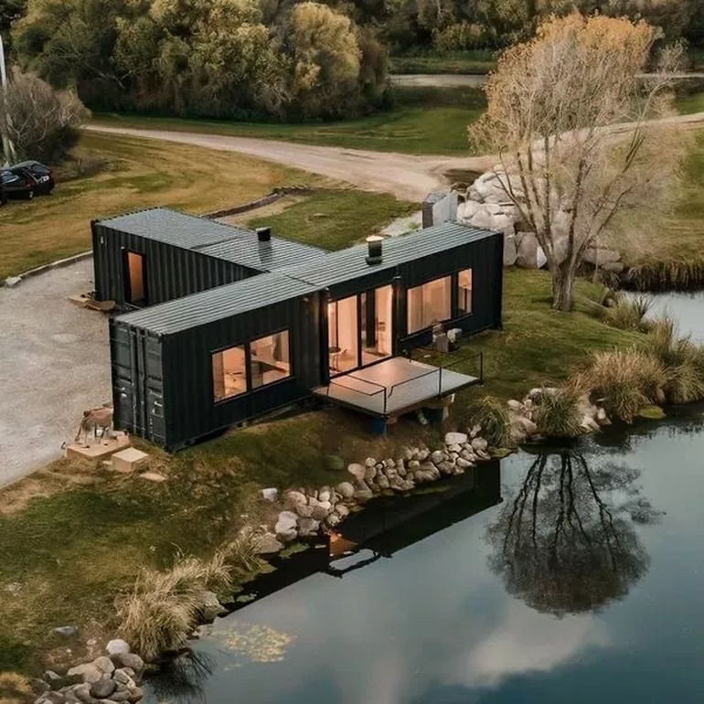 Una ventaja de la casa modular: puede emplazarse en diferentes ubicaciones.