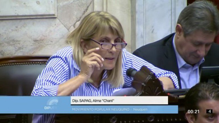 ¿Qué dijo Chani Sapag en el debate sobre la legalización del aborto?